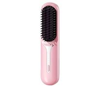 Pettine per lisciare i capelli senza fili, Spazzola per lisciare i capelli senza fili,Piastra per capelli con pettine in ceramica ricaricabile - Pettine riscaldante senza fili compatto a 3 temperature