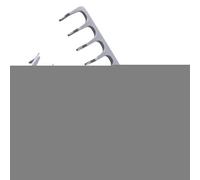 Pettine per lo styling con consistenza, pettine a denti grandi per volume e cura, volume per le radici dei capelli con attacco a pony, per la cura dei capelli da uomo con denti arrotondati