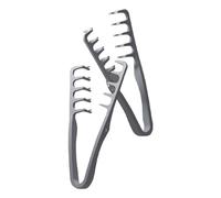 Pettine per lo styling con denti larghi per volume e districazione, strumento di volume per radici e cuciture, pettine professionale per la copertura della frangia, ideale per capelli ricci per donne