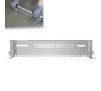 Pettine per malta con cazzuola dentata regolabile da 800 cm, strumento di livellamento per piastrelle in acciaio inossidabile con scanalatura per intonaco per un'applicazione rapida,80cm