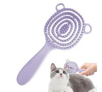 Pettine per massaggi per animali domestici, spazzola per toelettatura per gatti, spazzola per massaggio per di animali - pettine per gattino per rimuovere grovigli e nodi, strumento per toeletta
