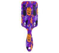 Pettine per massaggio capelli viola con personaggi stravaganti di Halloween, spazzola antistatica, pettine per capelli da donna