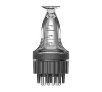 Pettine per massaggio del cuoio capelluto, spazzola applicatore per capelli, massaggiatore per un migliore assorbimento, pettine massaggiante in silicone, strumento per la cura dei capelli, promozione