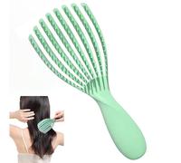 Pettine per massaggio e sollievo dal prurito del cuoio capelluto, setole flessibili per capelli dritti/ricci, per uso bagnato/asciutto, anti-forfora, strumento per la cura dei capelli a casa adatto ai