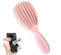 Pettine per massaggio e sollievo dal prurito del cuoio capelluto, setole flessibili per capelli dritti/ricci, per uso bagnato/asciutto, anti-forfora, strumento per la cura dei capelli a casa adatto ai