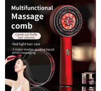 Pettine per massaggio elettrico a 3 modalità Pettine laser portatile a luce rossa per follicoli piliferi Follicoli piliferi sulla testa Applicatore di olio essenziale
