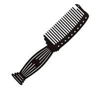 Y.S. PARK Pettine Per Meches YS-606 NERO 220mm