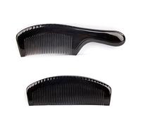 Pettine per Medicazione 2pcs Basvella for capelli for capelli, pettinatura for uomini e donne, for capelli ricci sottili lunghi, for capelli bagnati o asciutti, nero Pettine Districante per Capelli