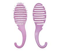 Pettine per Medicazione Pettine for capelli rosa Pettine for massaggio Pettine for arricciare Spazzola for massaggio morbida Penetra facilmente nei grovigli for aiutare ad asciugare i capelli rapidame