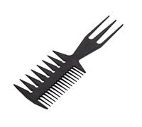 Pettine per Medicazione Pettine multifunzione pettine for capelli creativo pettine for capelli a 3 teste può far fronte a capelli ricci e fini adatti for uomini e donne uso familiare nero Pettine Dist