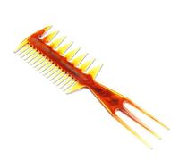 Pettine per Medicazione Pettine su due lati Forma pettine Texture adatto for i grandi-back Wide-dente pettine Tip-coda oggetti piatti pettine casa for uomini e donne Pettine Districante per Capelli(A1