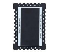 Pettine per Misurare lo Spessore del Film Umido in Lega di Alluminio - Scheda Bifacciale con Scale a Gradini e Intagli