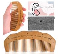 Pettine per nascita birth comb, pettine in legno