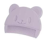 Pettine per neonato a forma di orso, pettine da viaggio per pettinare i capelli per neonati e bambini piccoli, massaggio alla testa