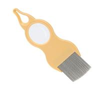 Pettine per peli di gatto, pettine a pelo di cane | Rimozione di nodi per animali domestici con lente d'ingrandimento,Denti metallici, strumento di toelettatura per rimuovere i nodi, pulizia della