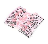 Pettine per Perline, Women Girl Magic Easy Hair Perline Scivolano i Pettini per le Donne Magic Sletchy Completa elasticità per Pettine Elastica (PINK)