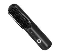 Pettine Per Piastra Per Capelli - Pettine Caldo Wireless Portatile | Strumento Per Lo Styling Dei Capelli Con Spazzola Ad Aria Calda A Riscaldamento Rapido Con Frequenza 50Hz | Ionico Negativo Con 3 I