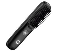 Pettine per piastra per capelli, spazzola per piastra,Piastra per capelli portatile Ricarica USB Spazzola per lisciante | Piastra per, spazzola lisciante per spessi, ricci e li