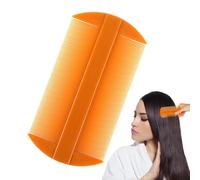 Pettine per pidocchi a denti fini, pettine giallo per rimuovere pulci, pidocchi, forfora e pettinare i capelli, adatto per bambini, donne e anziani