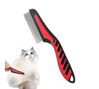 Pettine per pulci e pidocchi, in acciaio inox a denti fini, per la toelettatura di cani e gatti, per la rimozione di zecche, pulizia dei , pidocchi e pulci, uova delle pulci, piccoli animali
