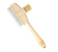 Pettine Per Pulci Per Gatti - Pettine Per Pulci Per Cani | Strumenti Ergonomici | Popolo Di Flea - Cane Lunghi Eredi | Con Pulsante Di Sblocco | Depilatorio Ergonomiq