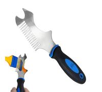 Pettine Per Pulizia Pennelli - Detergente Per Pennelli A Rullo In Acciaio Inossidabile, Raschietto Per Vernici, Detergenti Per Pittura Domestica Forniture Per Riparazioni Di Rivestimenti Edili Miglior