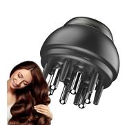 Pettine per radice - Applicazione manuale liscia del cuoio capelluto, pettine applicatore per cuoio capelluto, pettine a 6 spilli, comodo applicatore per bottiglie con spazio trasparente, strumenti