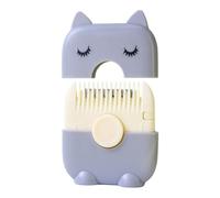 Pettine per rasoio per capelli | Pettine per capelli portatile | Strumento per frangia 2 in 1, forniture a doppia estremità per viaggi a casa e adul