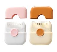 Pettine Per Rifinitura Da 2 Pezzi Con Lame Da 10 Pezzi, Mini Pettine Per Rifinitura, Strumenti Per Acconciature, Tagliacapelli Portatile
