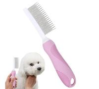 Pettine per rimuovere i di cani e gatti, spazzola per la rimozione dei di animali domestici, pettini per la toelettatura di cani e gatti, per rimuovere delicatamente le pulci del sottopelo