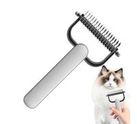 Pettine per rimuovere i nodi - Spazzola per rimuovere i morti - Spazzola per animali domestici, rimuove i grovigli, i capelli sciolti dai sottobelli in tutte le razze di cani