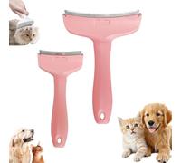 Pettine per rimuovere i peli a V, spazzola multifunzione per la rimozione dei peli, con testa curva creativa per animali domestici, strumento per la toelettatura degli animali domestici, design