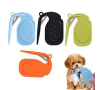 Pettine per Sciogliere Nodi per Gatti | 4 Pezzi Strumento per Rimozione Nodi | Spazzola Portatile Antiscivolo per e per Casa e Viaggio con Pelo Lungo Conigli Gatti Cani