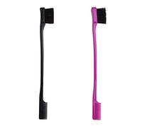 Pettine per spazzola per capelli con controllo del bordo su entrambi i lati Confezione combinata da 2 pezzi rosa e nero Practical treatment