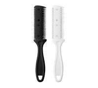 Pettine Per Tagliare I Capelli A Doppia Faccia Da 2 Pezzi, Rasoio Da Barbiere, Tagliacapelli Per Sfoltire, Tagliacapelli Per Doppie Punte, Tagliacapelli