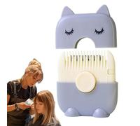 Pettine Per Taglio Di Capelli Con Lama | Trimmer Pony Per E Adulti Trimmer Doppio Lato Per Punta A Bibbia | Pettine Rasoio | Pettine Rasoio | Peine Navaja | Strumento Di Taglio Dei Capelli Po