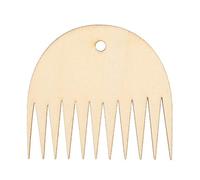 Pettine per Tessitura, Pettine per Maglieria in Acrilico Pettine per Telaio in Legno Accessori Intrecciati Fai-da-te 11 Denti Pettine per Tessitura in Legno Arazzo Telaio per