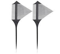 Pettine per tingere i Capelli, 2 pz Pettine Per Punte da Parrucchiere, Pettine per Sfumature Capelli, Pettine Capelli Denti Larghi, Pettine Per Capelli Professionale, Per Pettinare e Tingere i Capelli