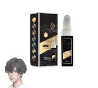 Pettine per tintura portatile e sicuro, spazzola per tintura, per coprire i capelli bianchi, impermeabile e resistente al sudore, tinta istantanea 2 in 1, per donna e uomo (Natural Black)