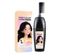 Pettine per tinture per capelli - Applicatore a pennello con copertura grigia | Strumento per colorare le bolle 3 in 1 Formula a base vegetale Facile uso domestico Distribuzione uniforme della testina