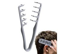 Pettine Per Uomini Strumento Per La Cura Della Frangia E Della Linea | Pettine A Denti Larghi Con Texture Per Salon Parrucchiere Casa Viaggio Hotel Bagno Uomini Donne Padre Marito Madre