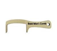 Pettine per uomo calvo - Strumento per la cura del cuoio per la cura e lo styling della testa liscia | Morbido silicone denti, design antigraffio per l'uso quotidiano Accessorio per la cur
