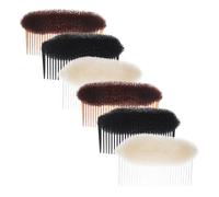 Pettine per Volume Chioma Donna 3 Pezzi Grande Nailon Ps | Inserto Invisibile per Acconciature, per Casa e Ufficio, Delicato Sul Cuoio Capelluto, Portatile