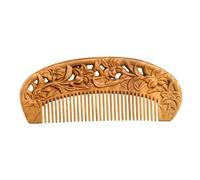 Pettine Pettine a denti larghi for capelli ricci Pettine for capelli lunghi in legno massello stile cinese Pettine for massaggio domestico Pettine for capelli bagnati da bagno Pettine Per Capelli