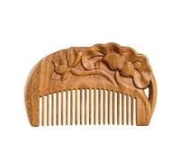 Pettine Pettine arricciacapelli in legno massello Pettine da viaggio portatile Pettine da barba da uomo adatto for capelli lunghi, capelli corti, capelli ricci, ecc. Spazzola per capelli
