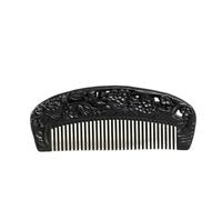 Pettine Pettine cinese retrò a denti fini Pettine for capelli intagliato in legno massello Pettine for barba nera for casa, hotel, viaggi, ecc. Spazzola per capelli