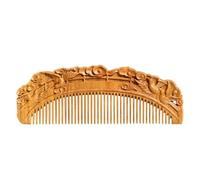 Pettine Pettine da barba da uomo in legno massello intagliato tascabile e pettine da viaggio for capelli fini o diradati, cura della barba e cura dei capelli Pettine Per Capelli