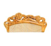 Pettine Pettine in legno a denti fini stile cinese Pettine piccolo portatile Pettine for capelli lisci for la casa Pettine for capelli ricci Spazzola per capelli