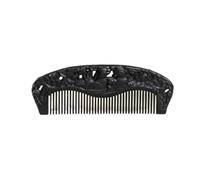Pettine Pettine in legno for capelli lunghi retrò cinese Pettine a denti fini nero Pettine for capelli asciutti for uso domestico adatto a tutti i tipi di capelli Spazzola per capelli