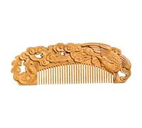 Pettine Pettine tascabile in legno massello, pettine a denti fini for la casa, pettine for lo styling, adatto for capelli rettangolari, corti, ricci, bagnati, ecc. Spazzola per capelli